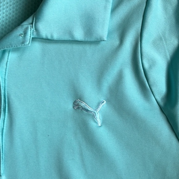 Puma Duo CoolMax Blue Golf Polo Women's Size Small - Picture 11 of 11